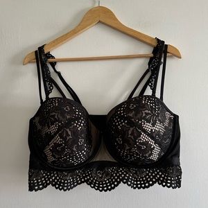 Cacique Black Lace Bra